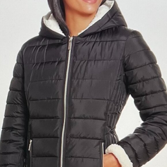 Weatherproof Sherpa Lined Puffer in Black Size XL - Picture 1 of 11